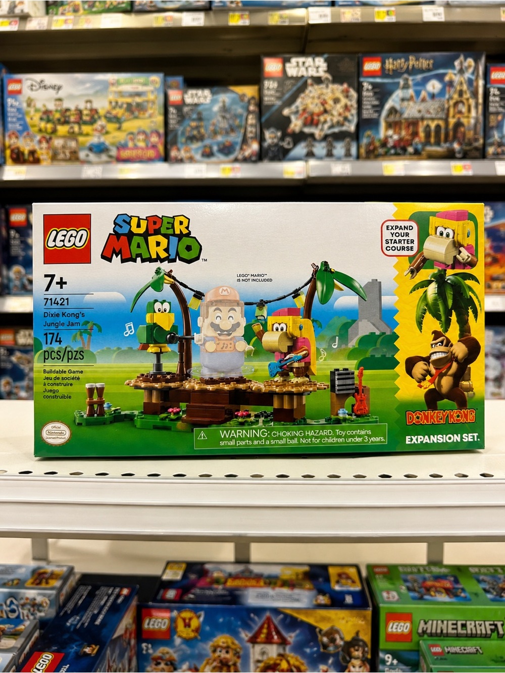 LEGO Super Mario Dixie Kong’s Jungle Jam Expansion Set 71421 NIB